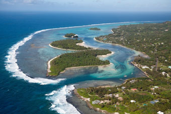 Cook Islands aerial